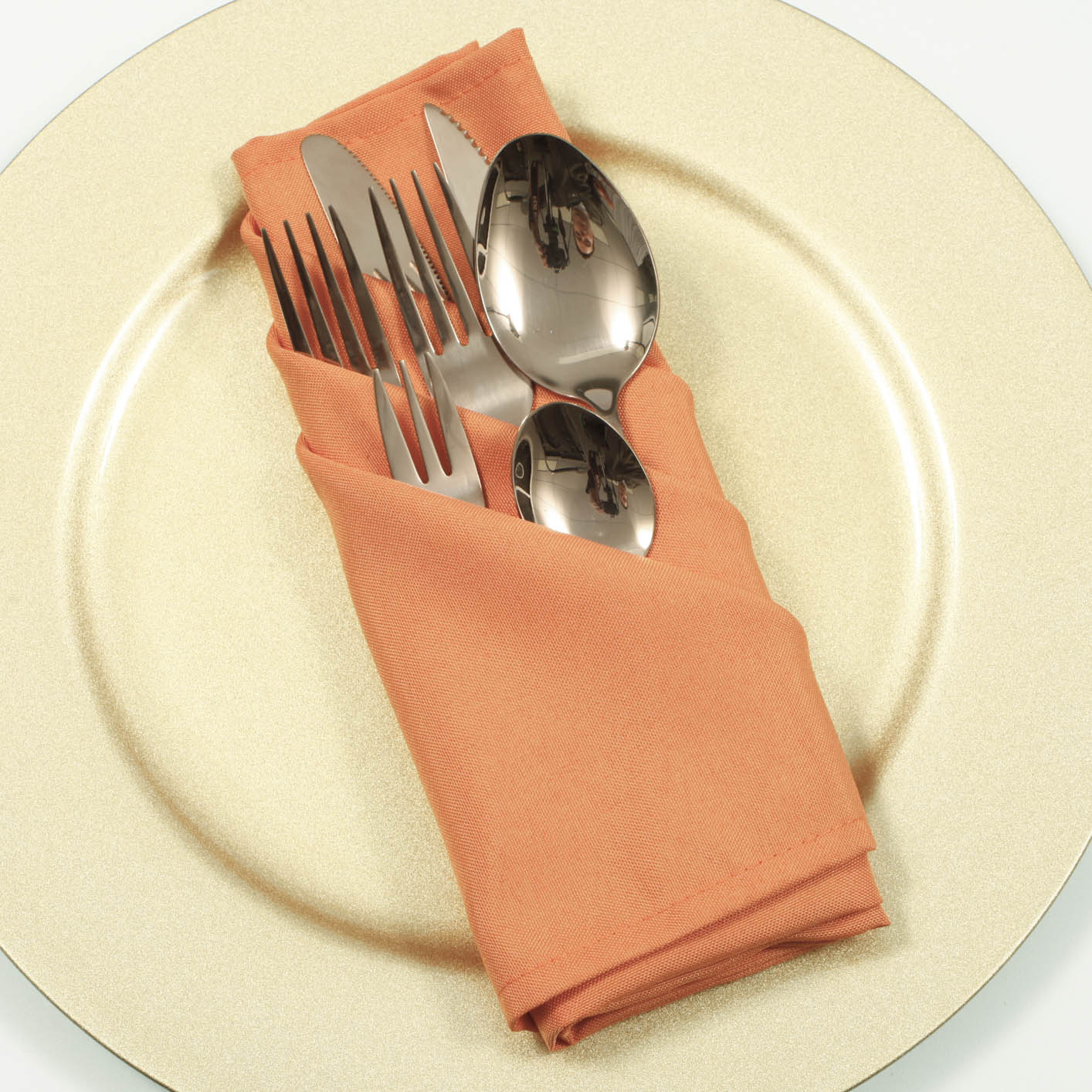 Cloth Napkins - Orange (50x50cm) - Image 2