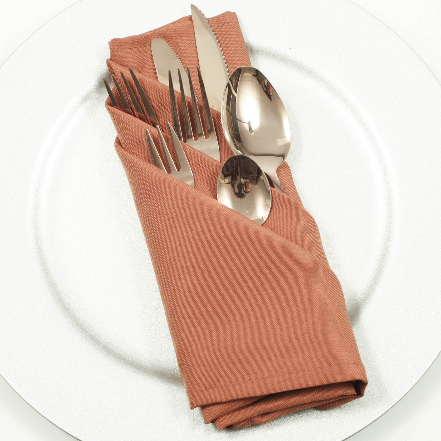Cloth Napkins - Terracotta (50x50cm) - Image 2