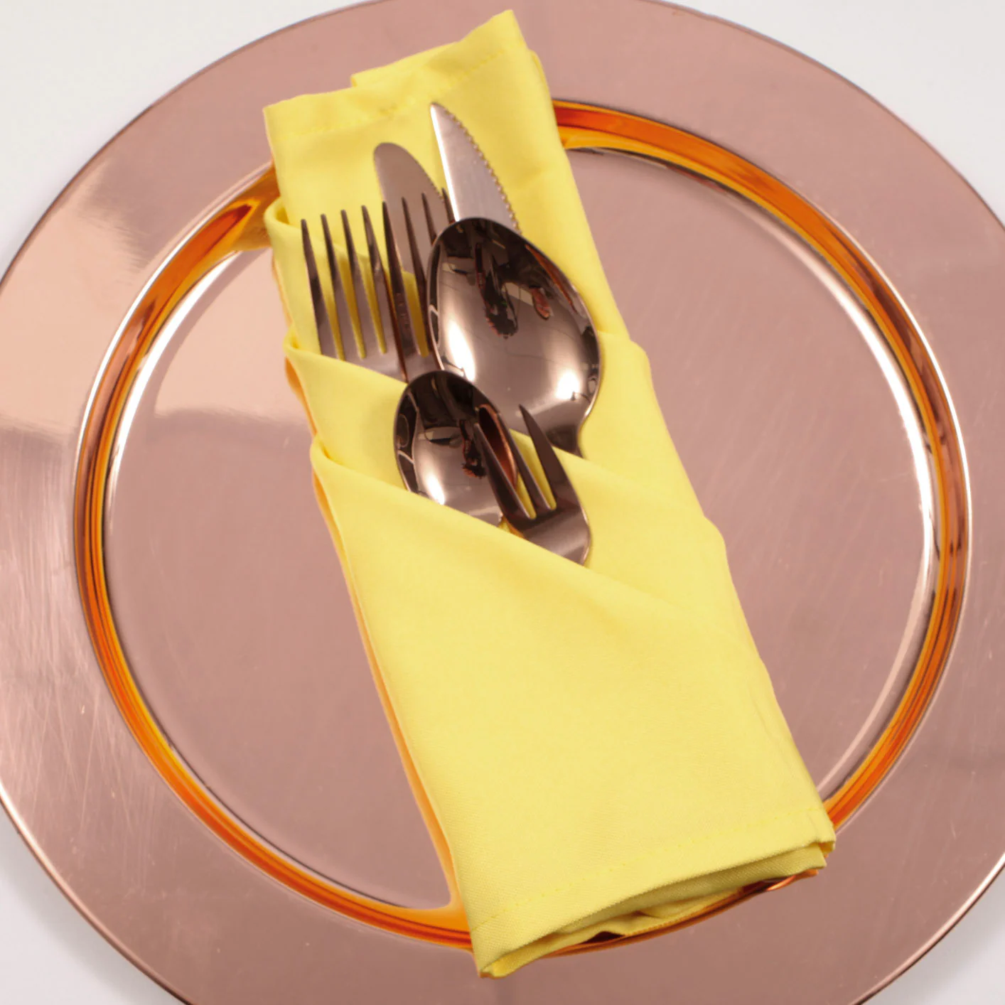 Cloth Napkins - Yellow (50x50cm) - Image 2