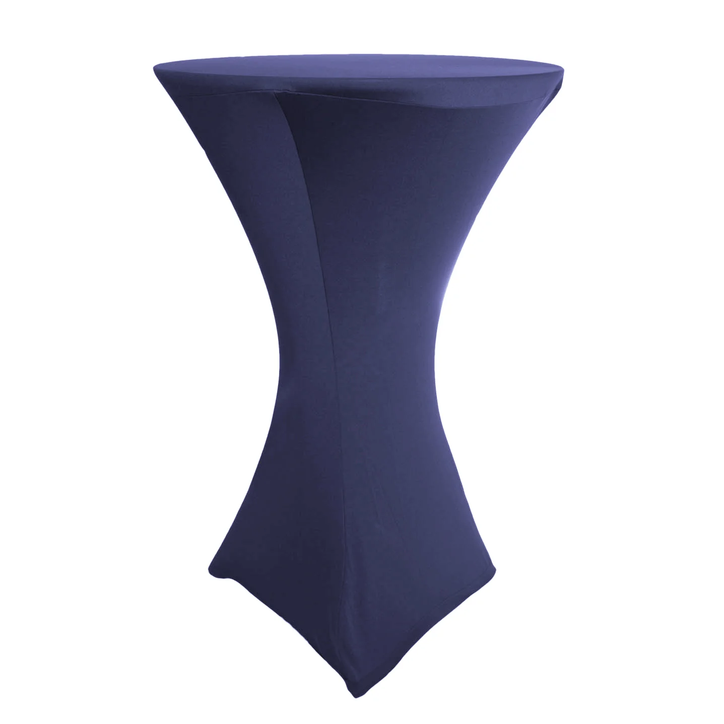 Cocktail Dry Bar Table Cover - Square Base - Navy Blue (70cm) - Image 3