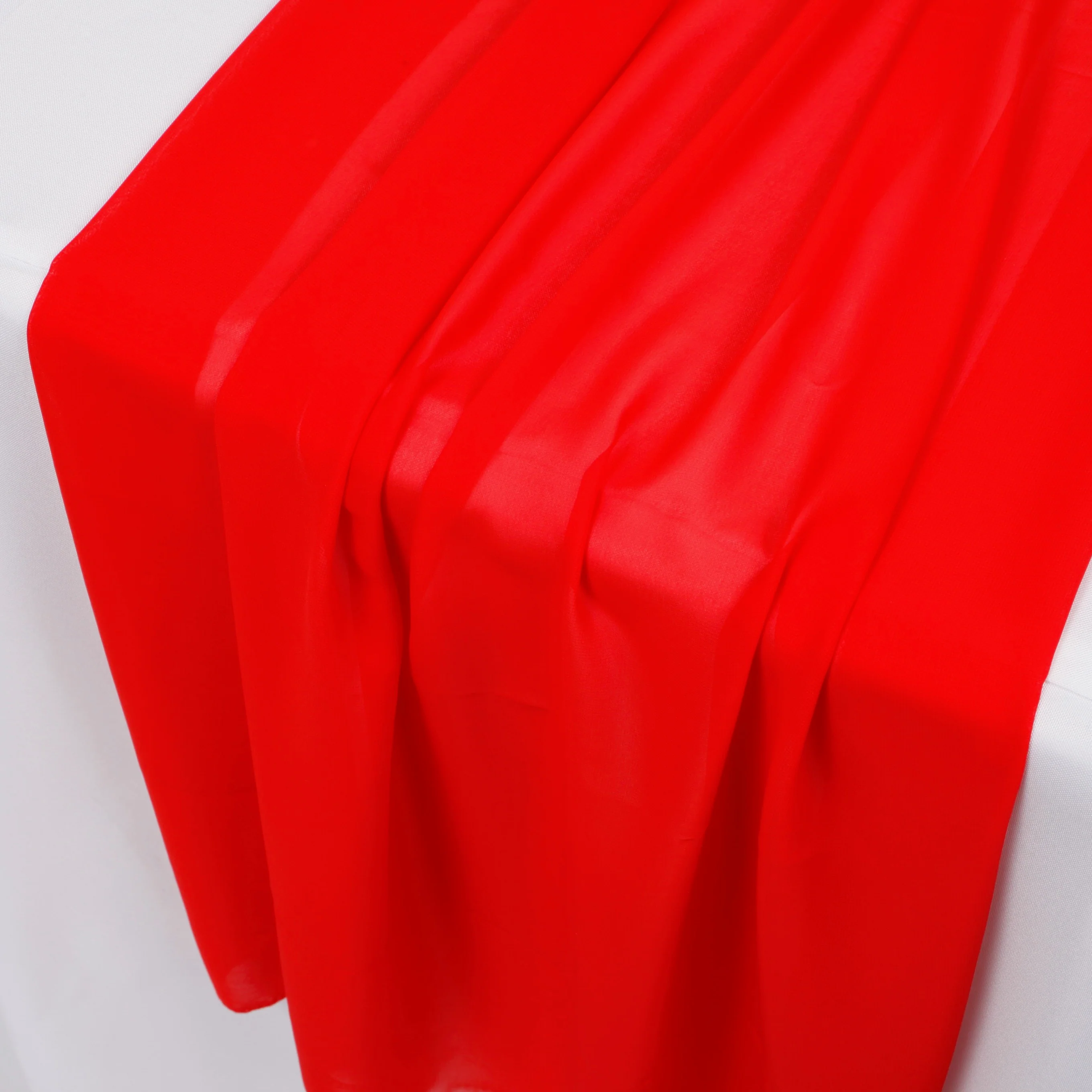 Chiffon Table Runner - Red - Image 2
