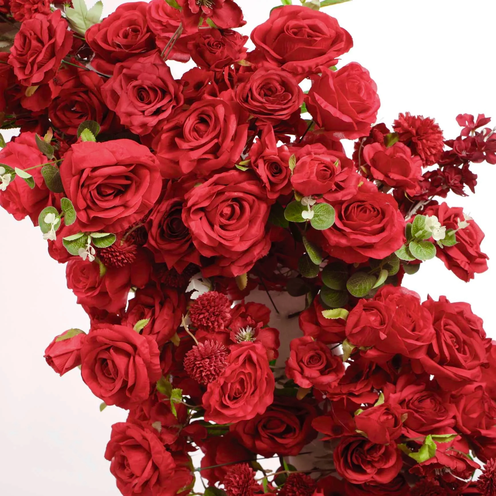 Crescent Arch Flower Panels - Red (2pc) - Image 3
