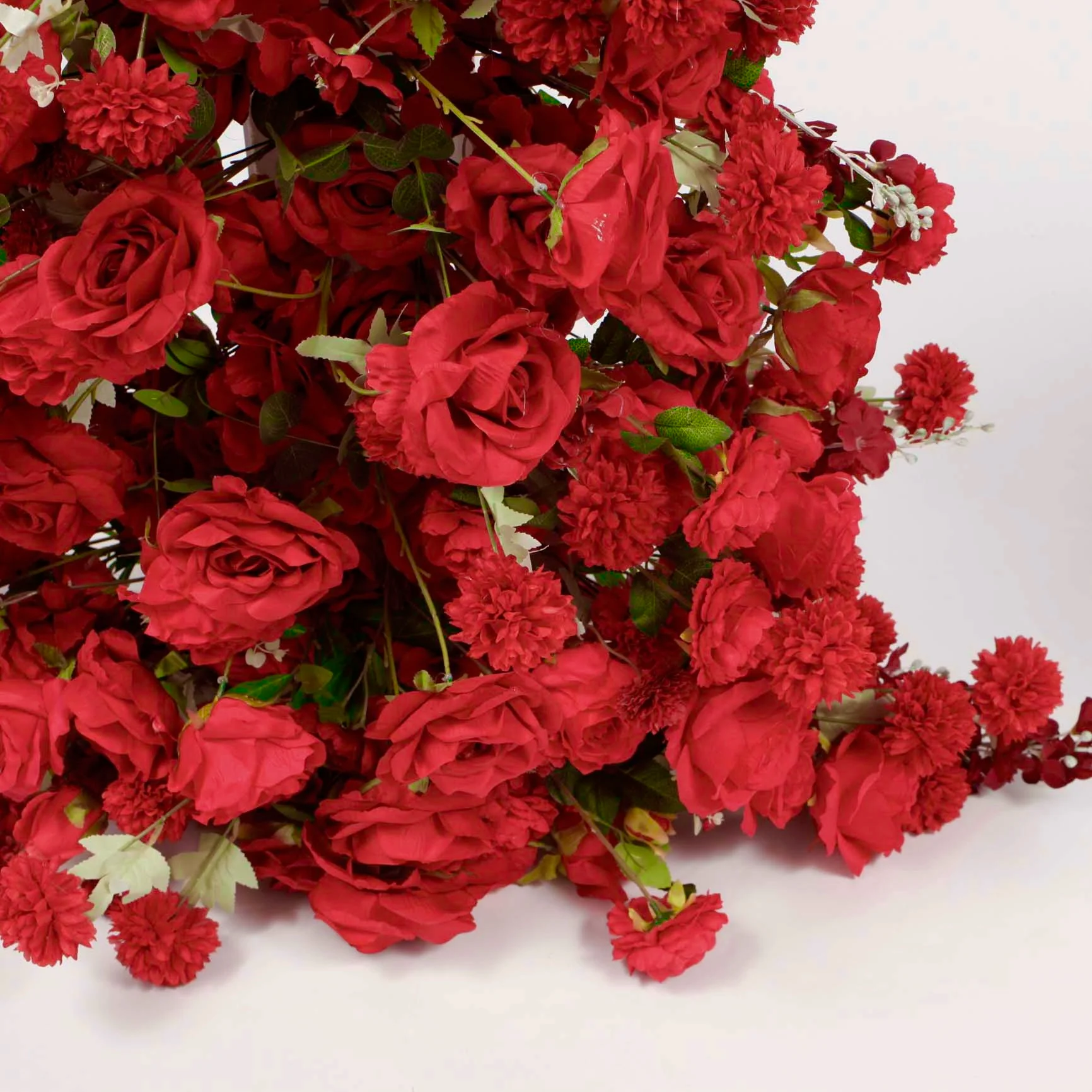 Crescent Arch Flower Panels - Red (2pc) - Image 4