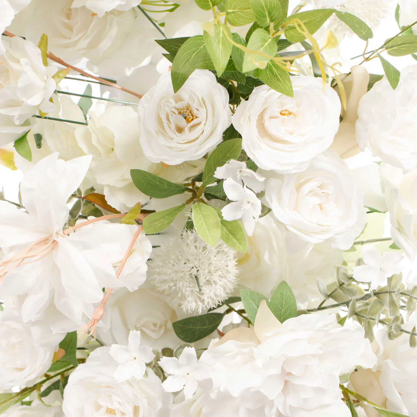 Crescent Arch Flower Frame PACKAGE - White (2pc) - Image 10
