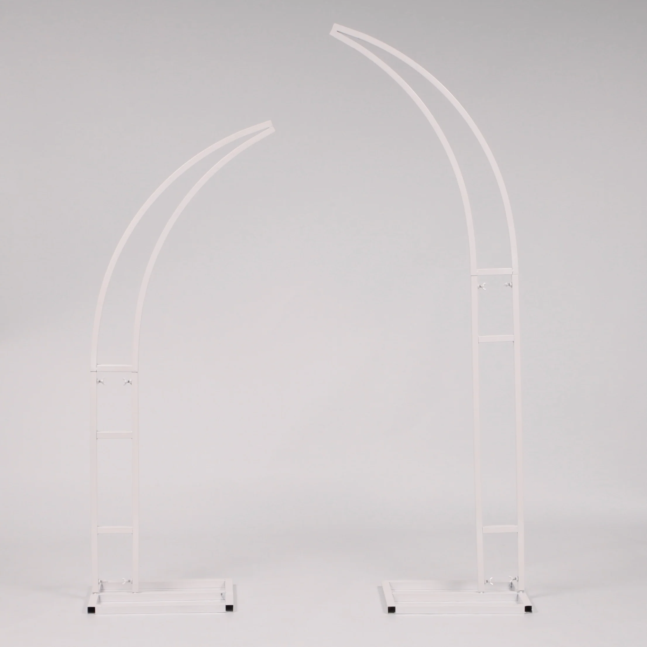 Crescent Arch Flower Frame PACKAGE - White (2pc) - Image 4