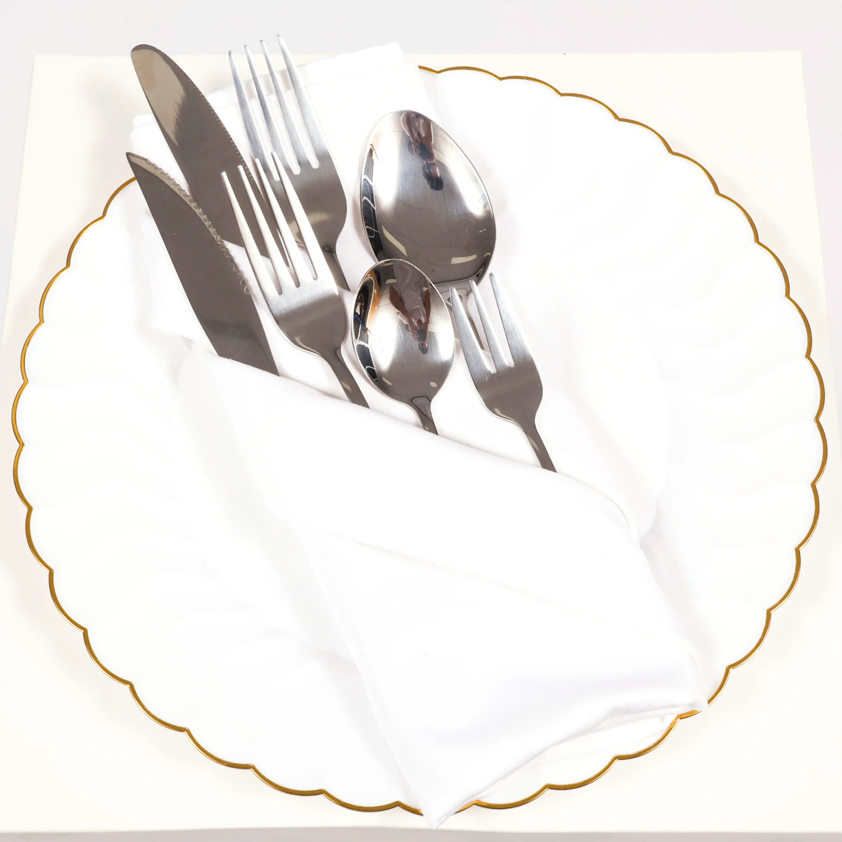 Cutlery Set - Silver (7pc) - Image 2