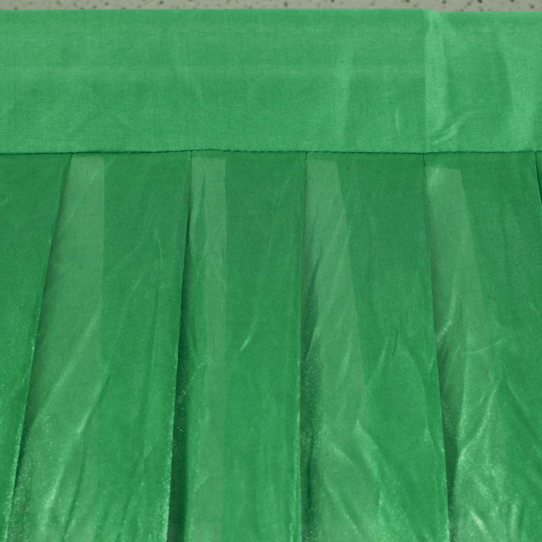 CLEARANCE Ice Silk Satin Backdrops - No Swag - Dark Green (3x3m) - Image 3