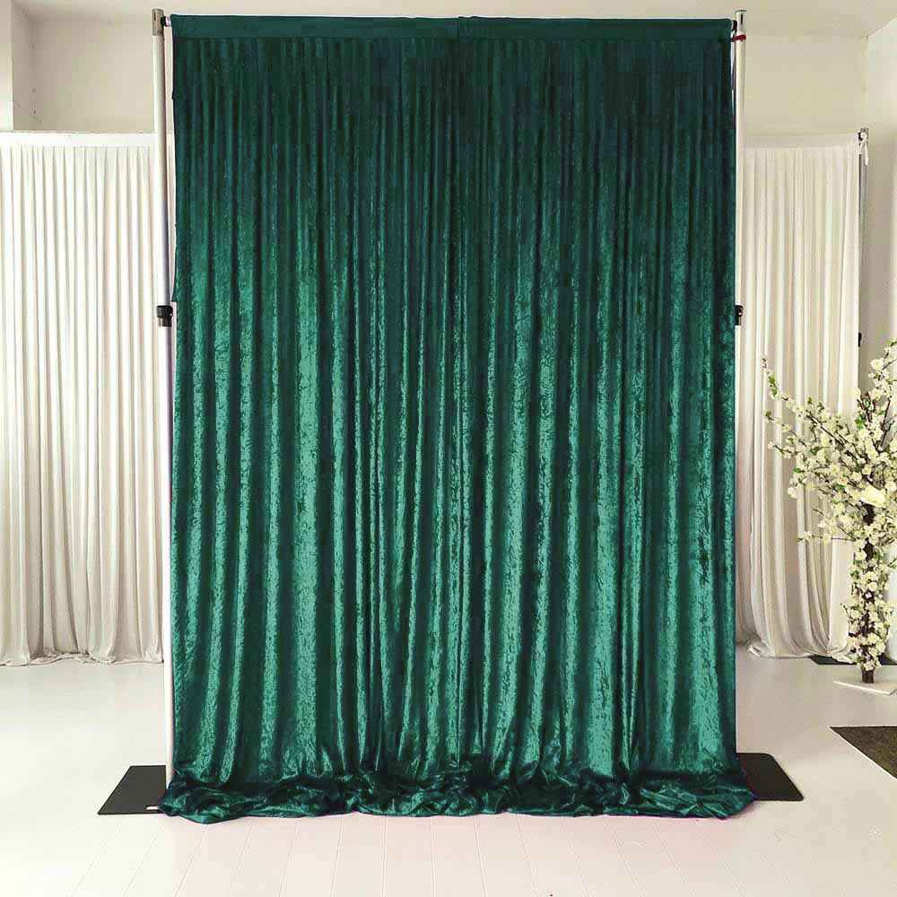 Velvet Backdrop - Emerald Green (3x3m) - Image 6