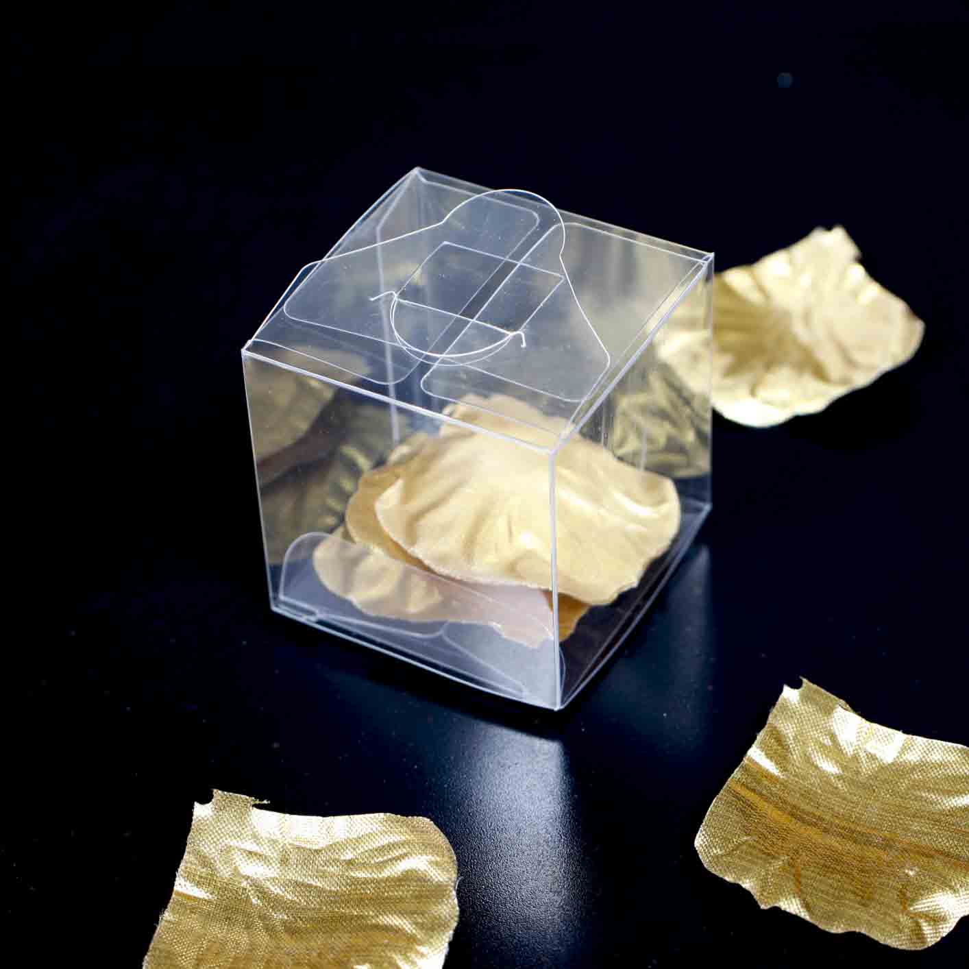 CLEARANCE Favour Bomboniere Gift Box - Clear (5cm)