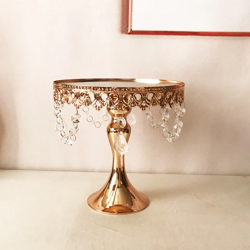CLEARANCE Cake Stand Set - Vintage Bead - Rose Gold (3pc) - Image 7