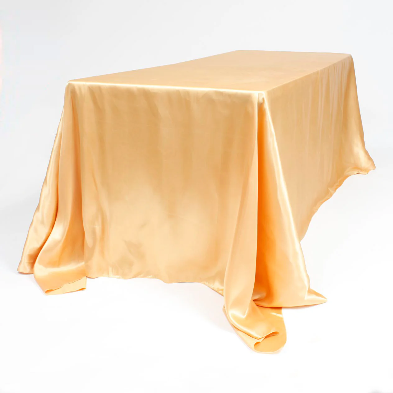 Satin Rectangle Tablecloth - Gold (220x330cm) - Image 3