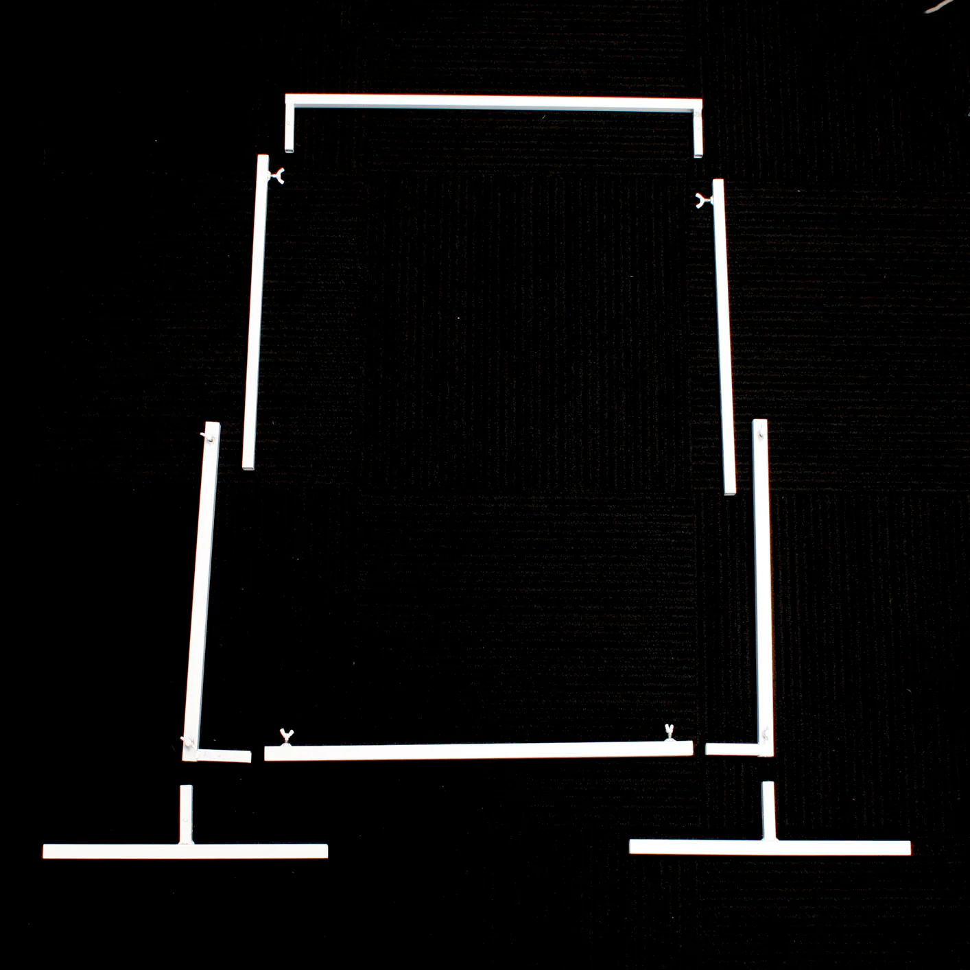 Height Adjustable Freestanding Sign / Frame - White (90cm x 150cm) - Image 8