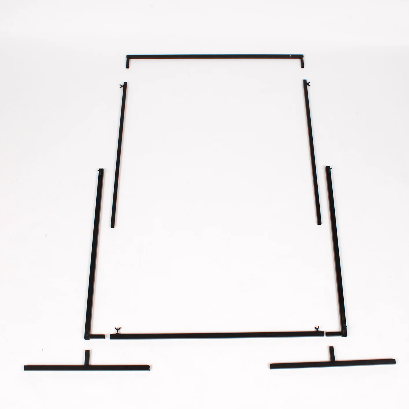 Height Adjustable Freestanding Sign / Frame - Black (90cm x 150cm) - Image 4