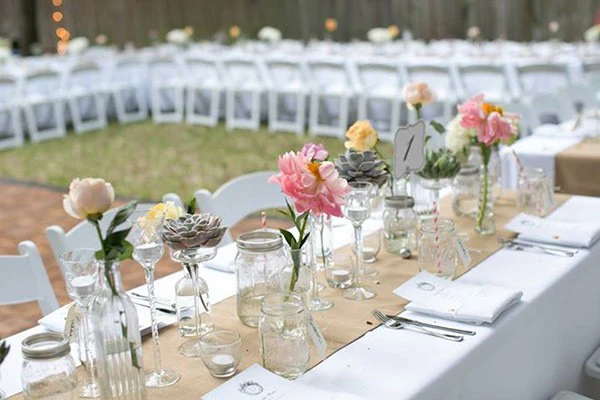 Hessian Table Runner (35x235cm) - Image 4