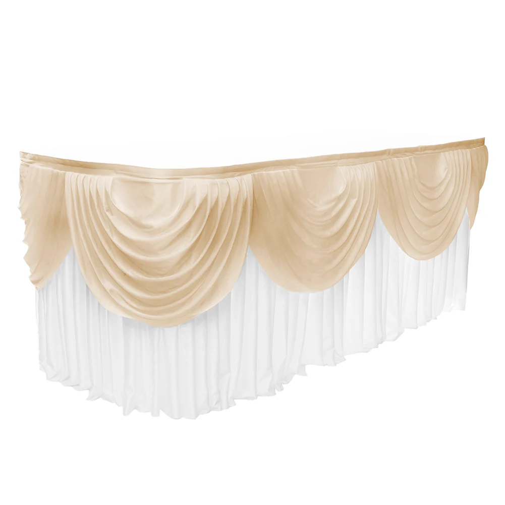 Ice Silk Satin Swag  - Ivory (3m) - Image 2