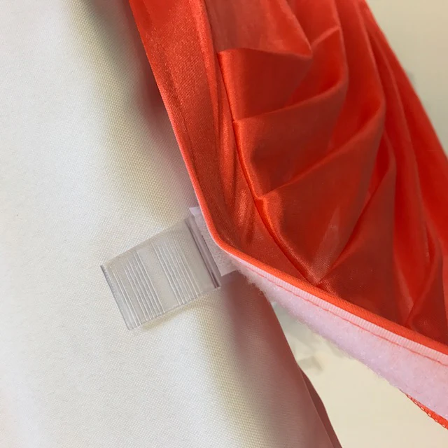 CLEARANCE Ice Silk Satin Swag  - Orange (3m) - Image 5