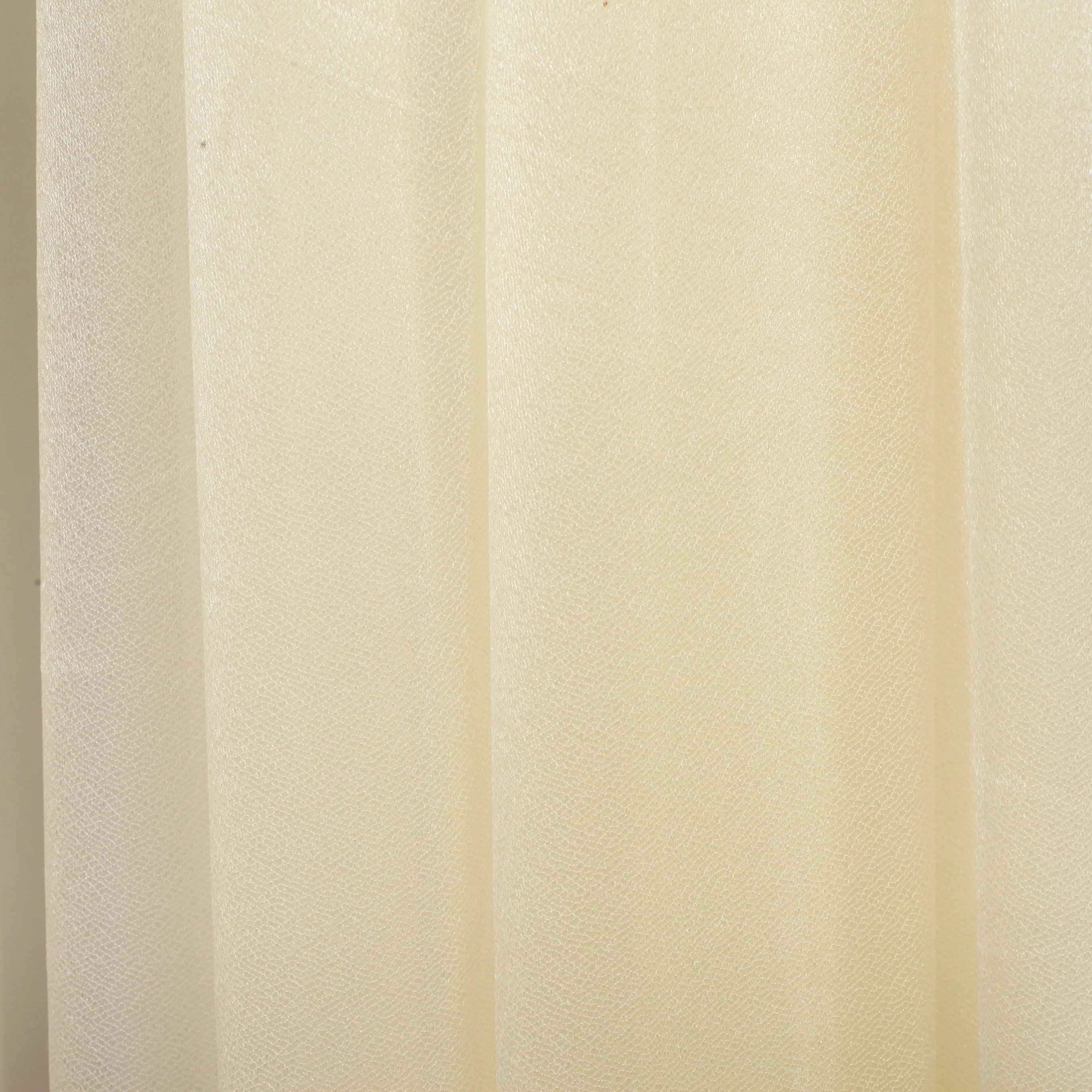 Sheer Stretch Crepe Chiffon Fabric - Ivory (1.6x28m) - Image 4