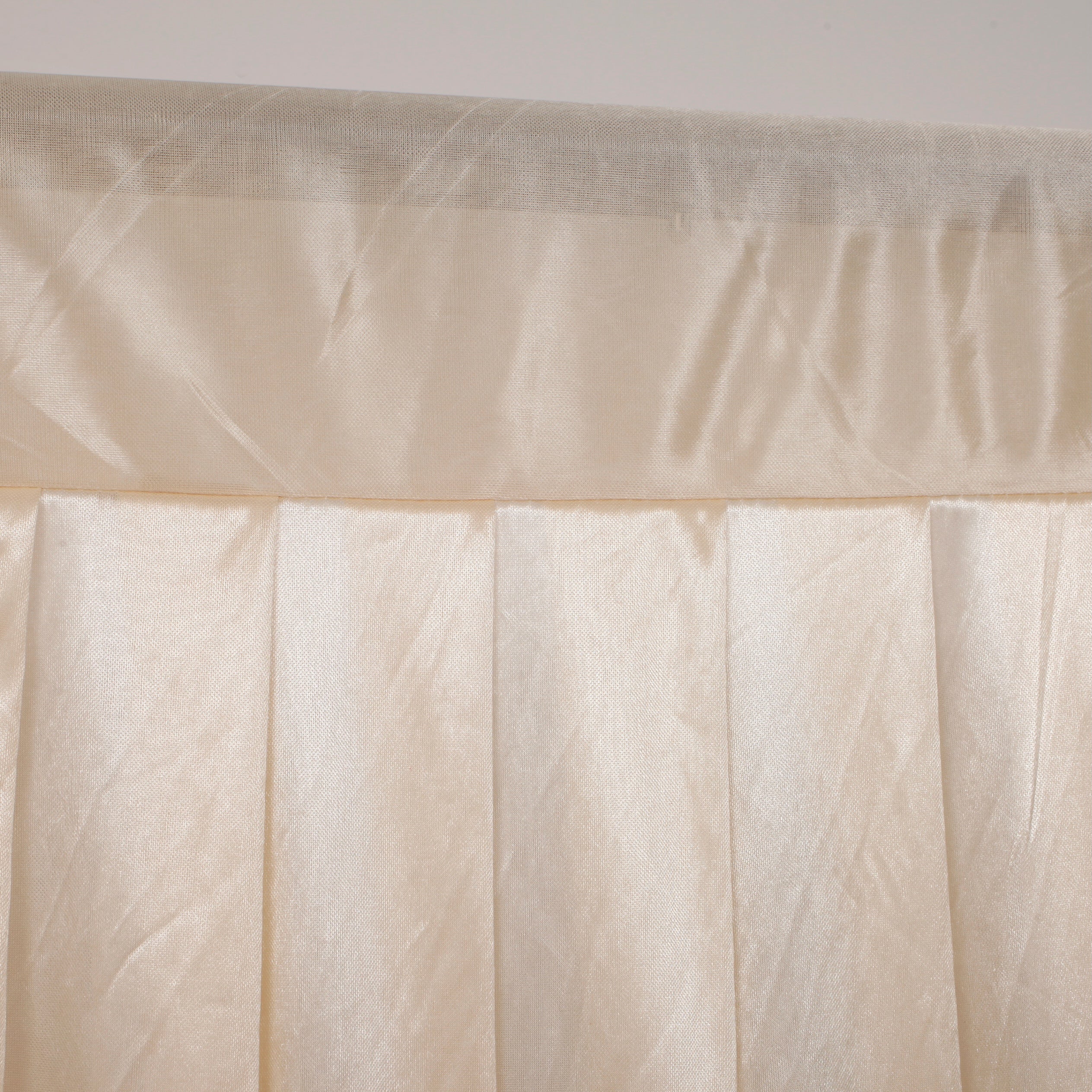 Ice Silk Satin Backdrops - No Swag - Ivory (3x3m) - Image 3