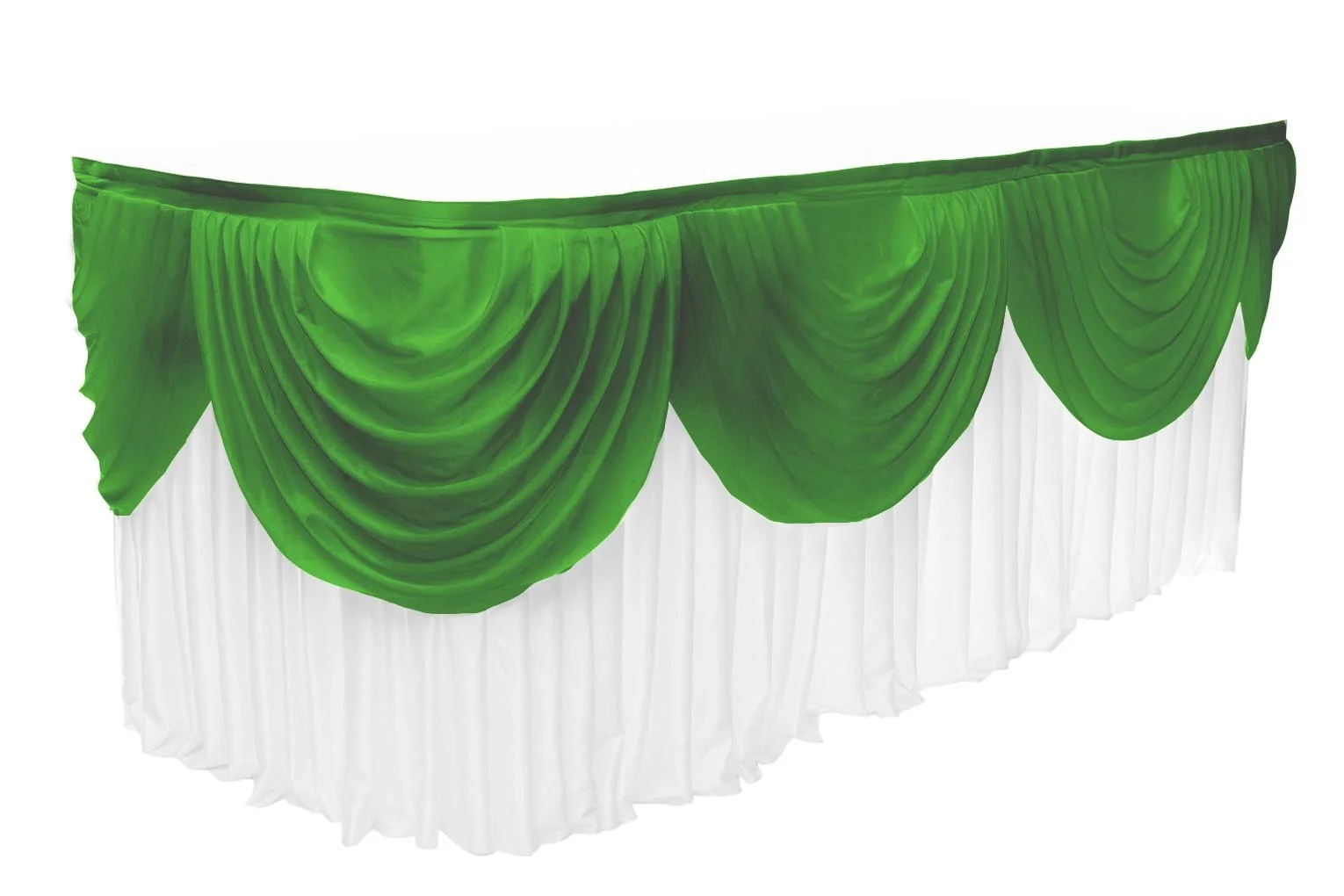 Ice Silk Satin Swag - Dark Green (3m) - Image 2