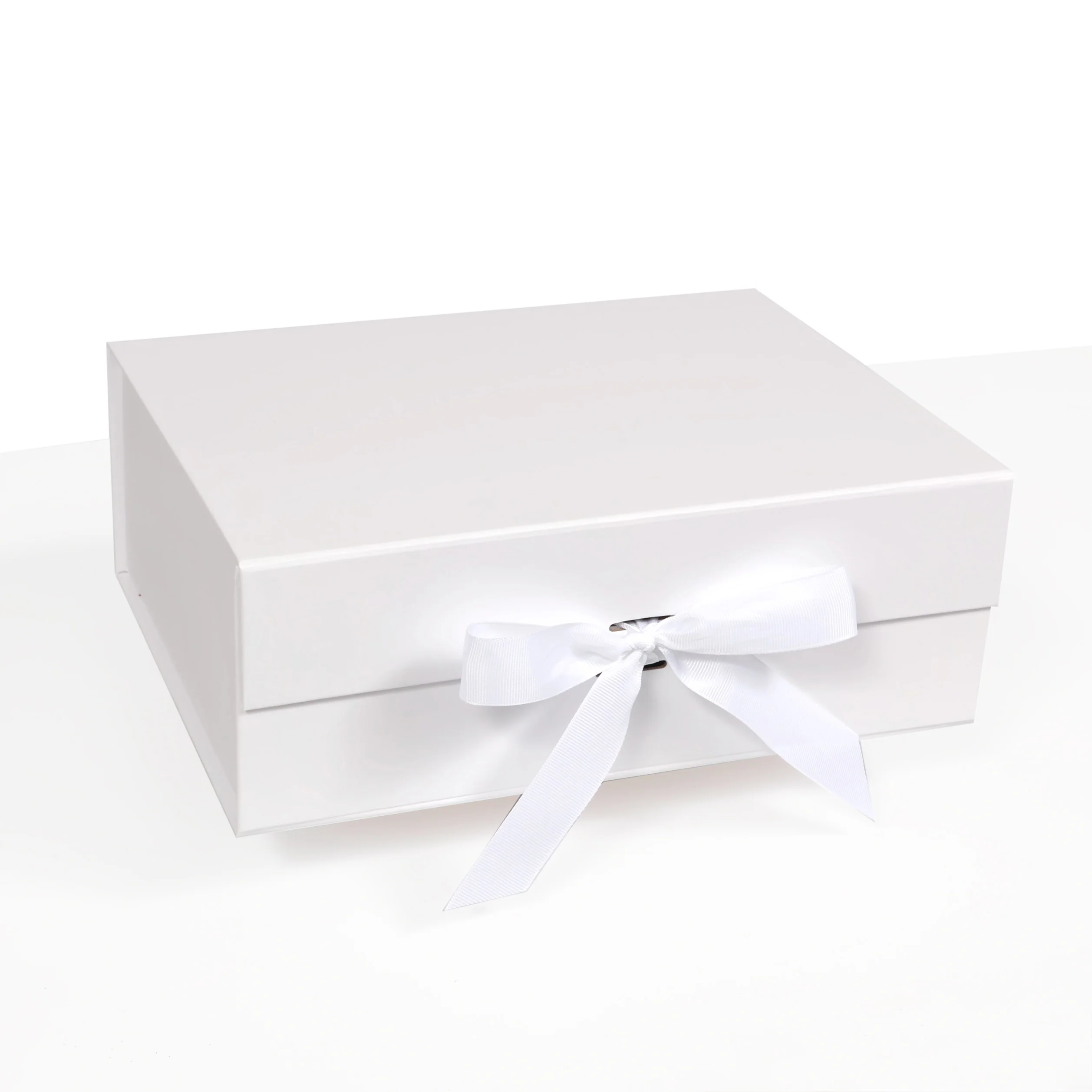CLEARANCE Large Gift Box / Wedding Keepsake / Bridesmaid Proposal Box - White (29x22cm) - Image 5