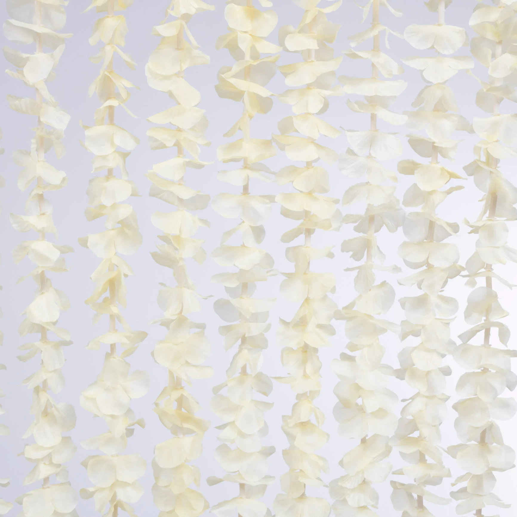 CLEARANCE Large Orchid Hanging Garland - Pale Yellow (2m)