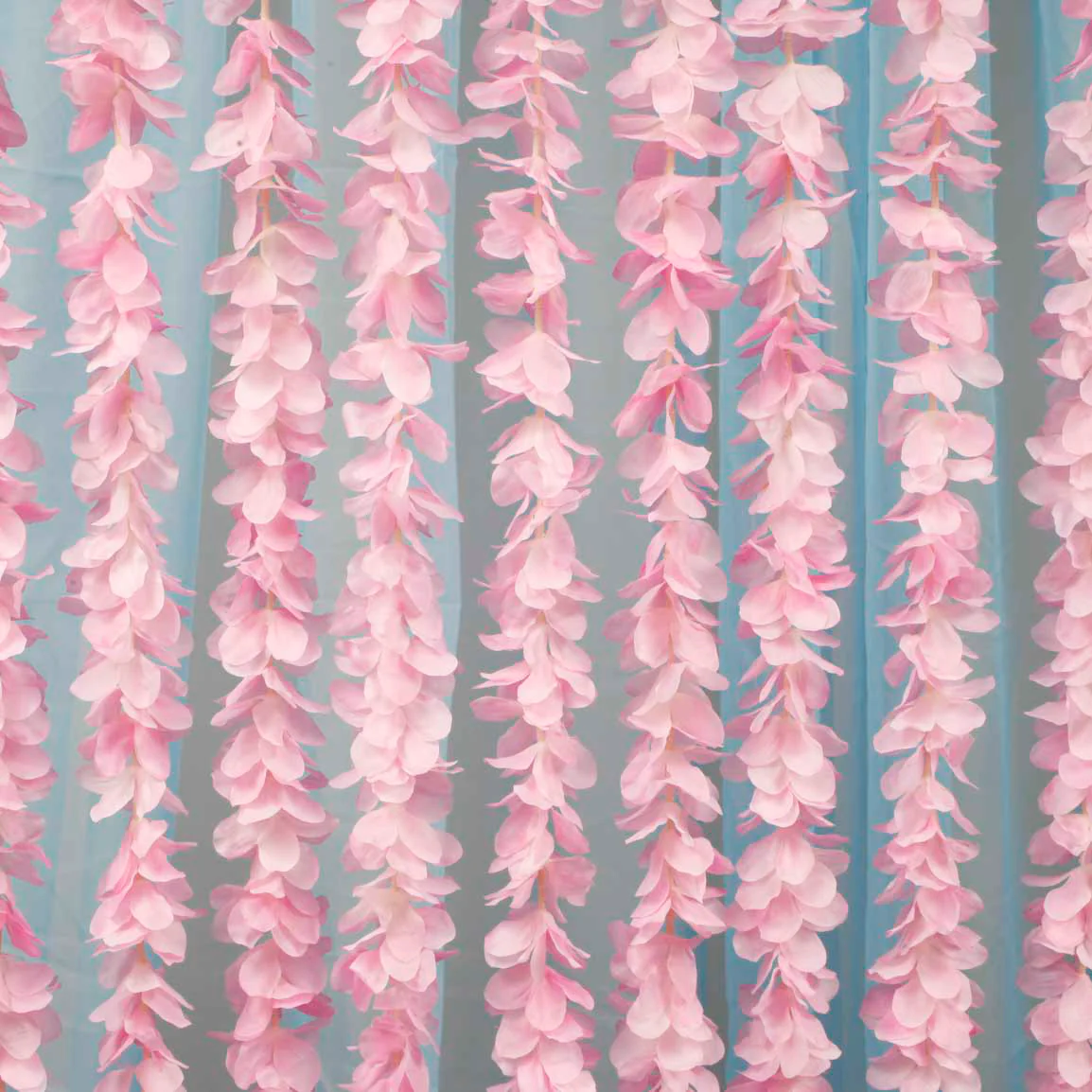 CLEARANCE Large Orchid Hanging Garland - Pink (2m)