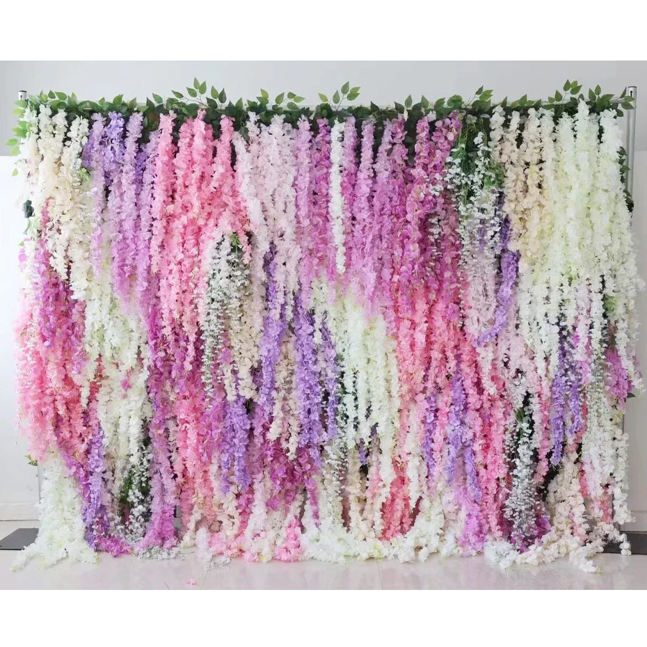 CLEARANCE Large Orchid Hanging Garland - Pink (2m) - Image 7