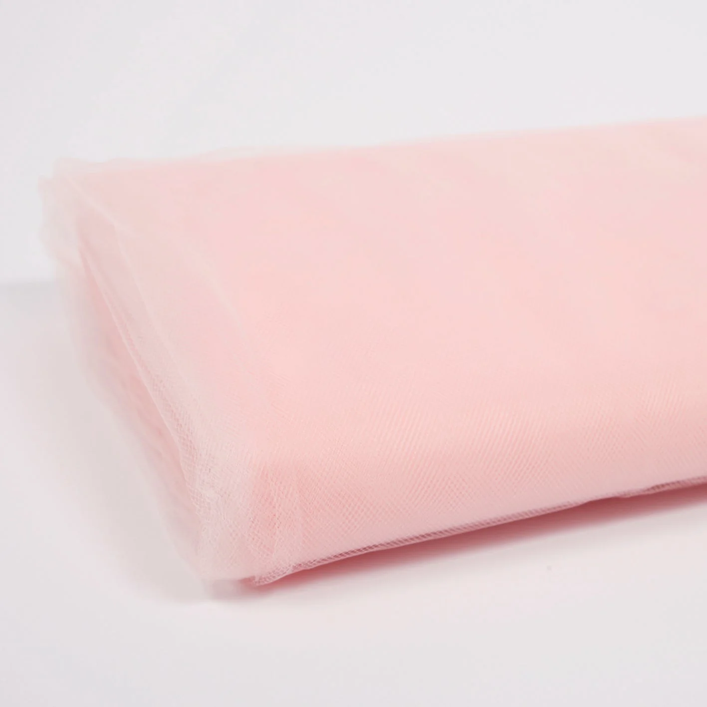 Large Soft Tulle Fabric Roll - Blush (1.6x36m) - Image 6