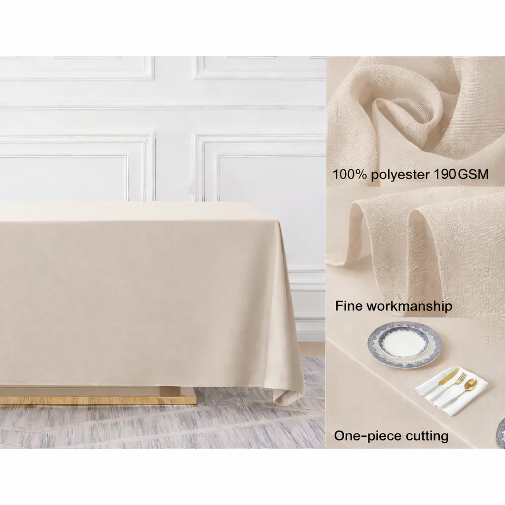 Rectangle Tablecloth - Linen Colour (220x330cm) - Image 5