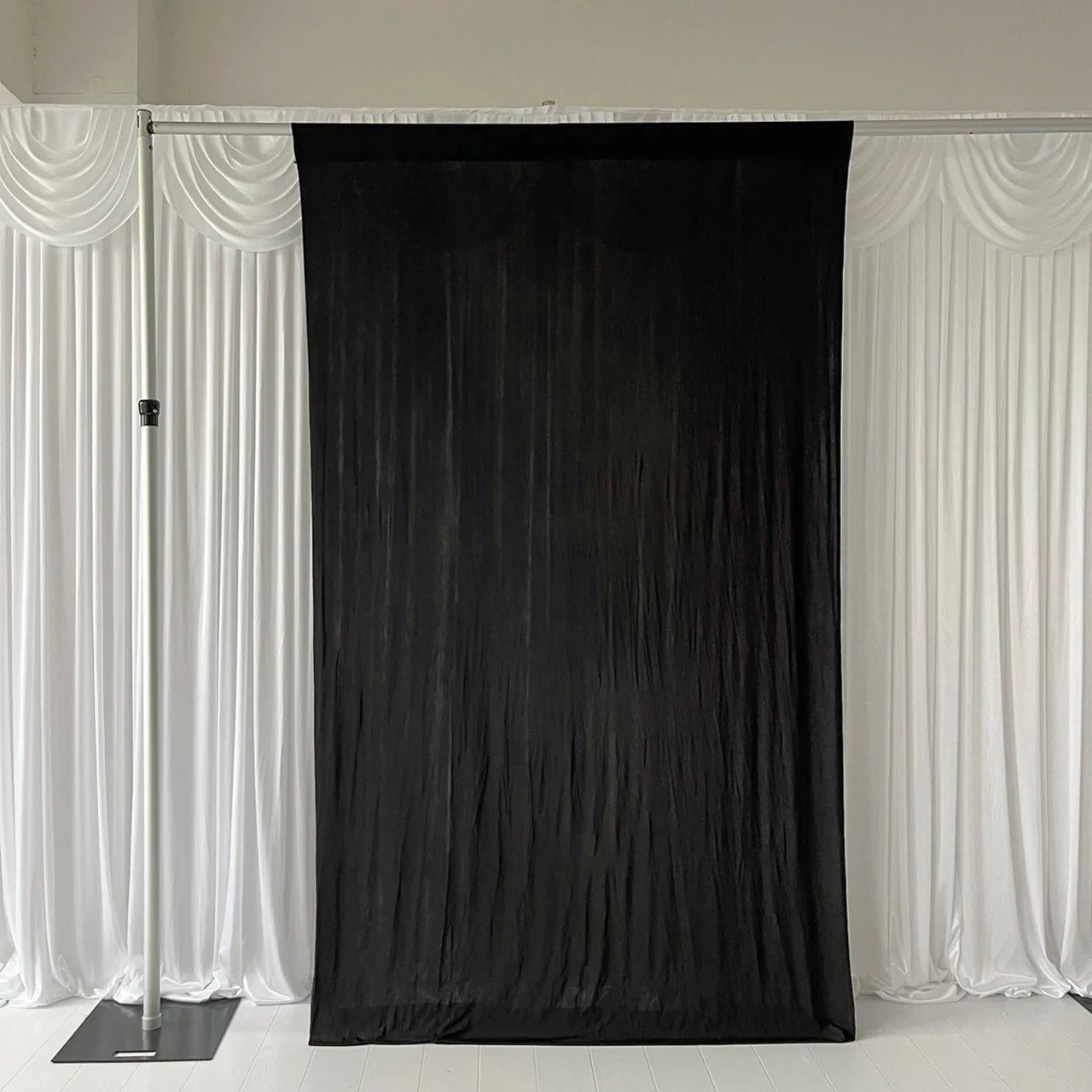 Lycra Backdrop Convertible Panels - Black (1.6x3m) - Image 4