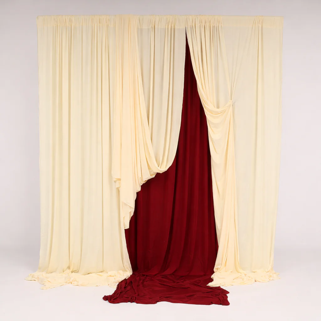 Lycra Backdrop Convertible Panels - Ivory (1.6x3m) - Image 4