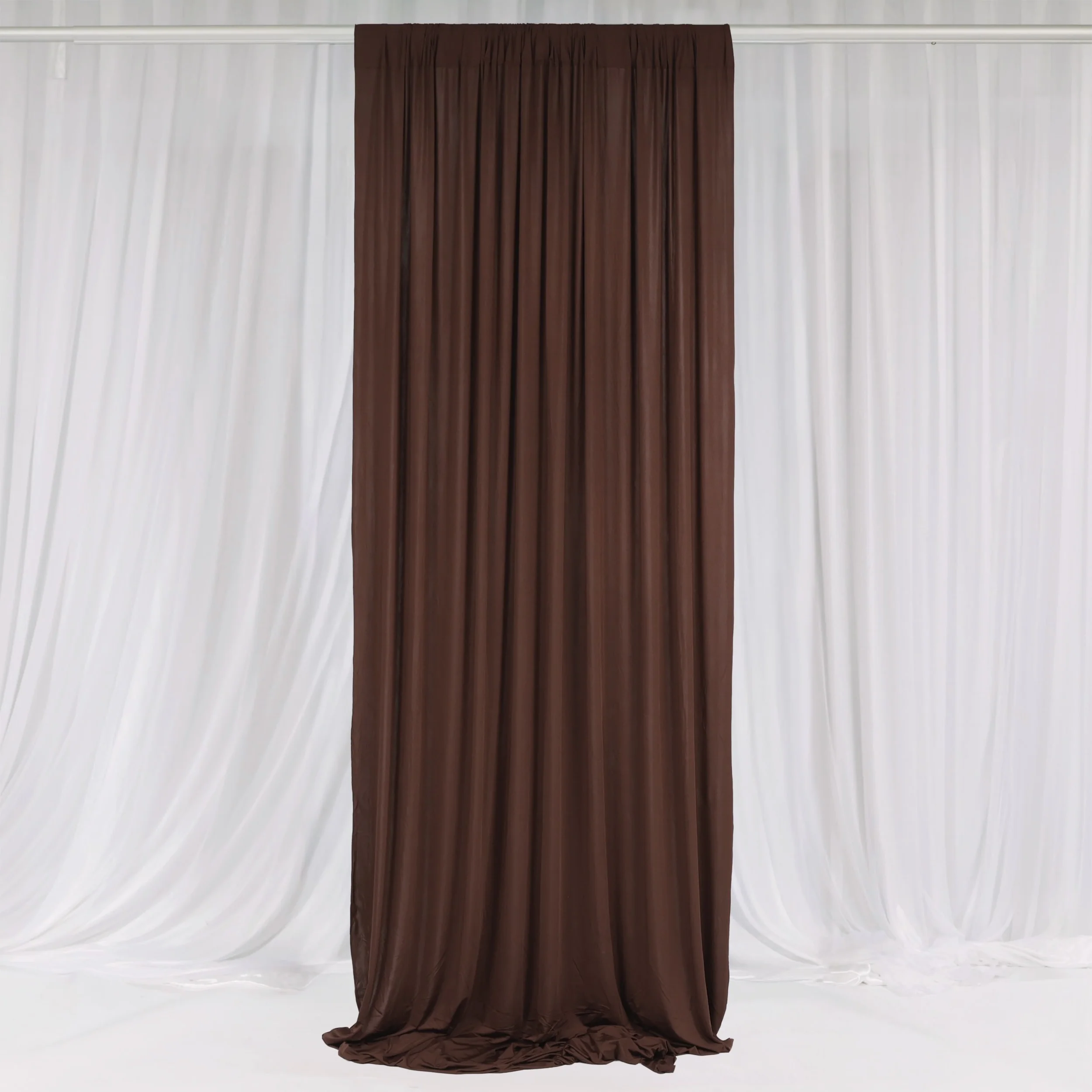 Lycra Backdrop Convertible Panels - Chocolate Brown (1.6x3m)