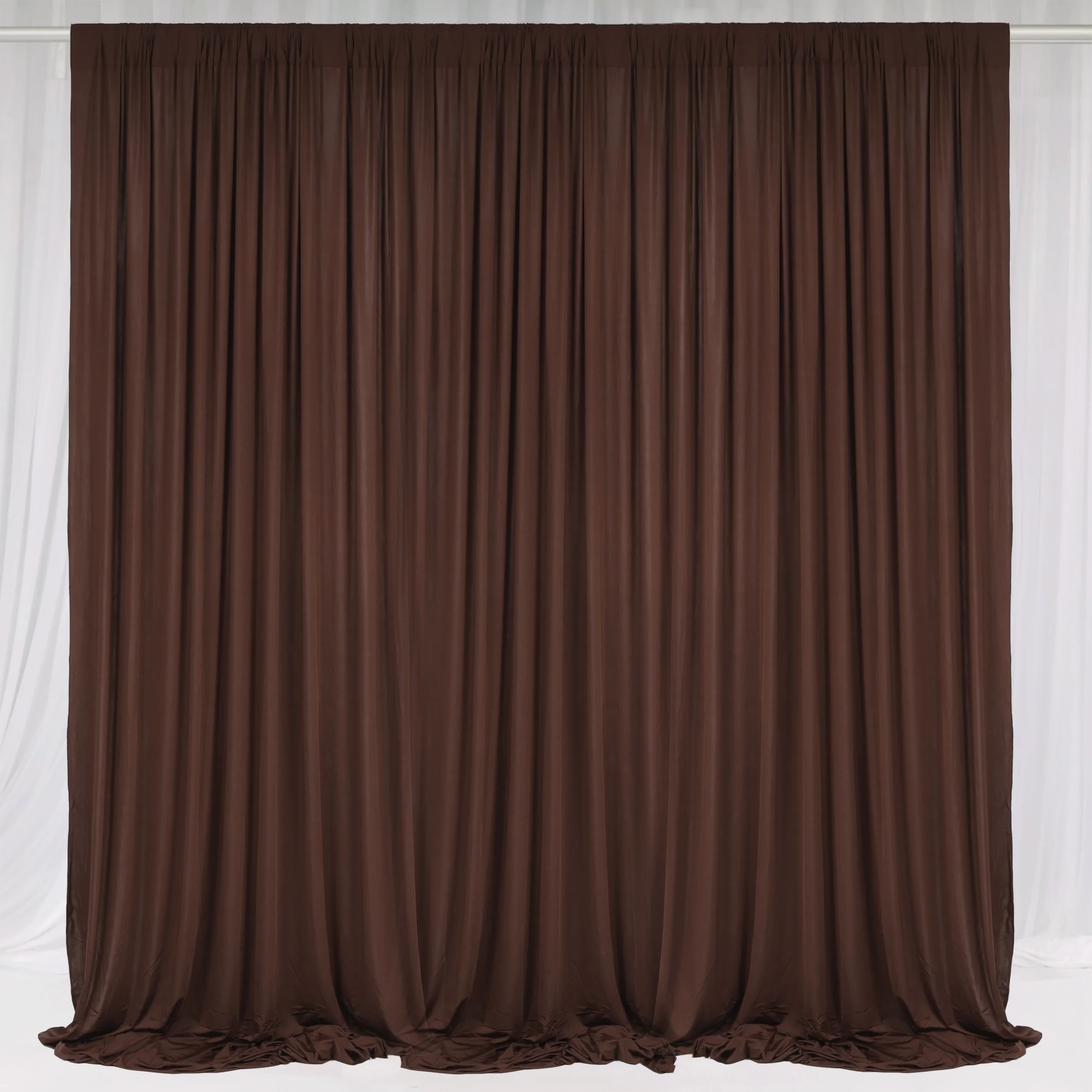 Lycra Backdrop Convertible Panels - Chocolate Brown (1.6x3m) - Image 2