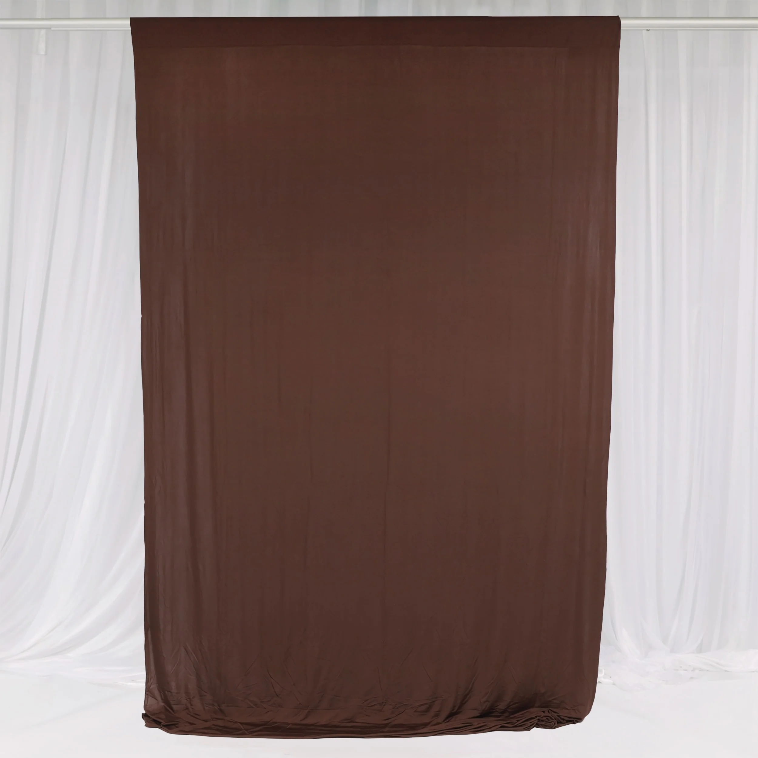 Lycra Backdrop Convertible Panels - Chocolate Brown (1.6x3m) - Image 3