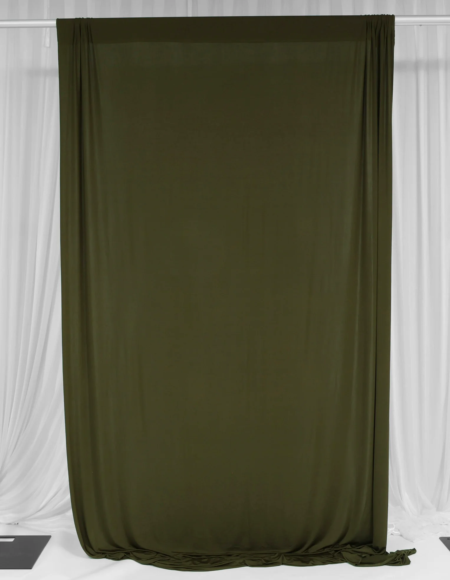 Lycra Backdrop Convertible Panels - Olive Green (1.6x3m) - Image 4