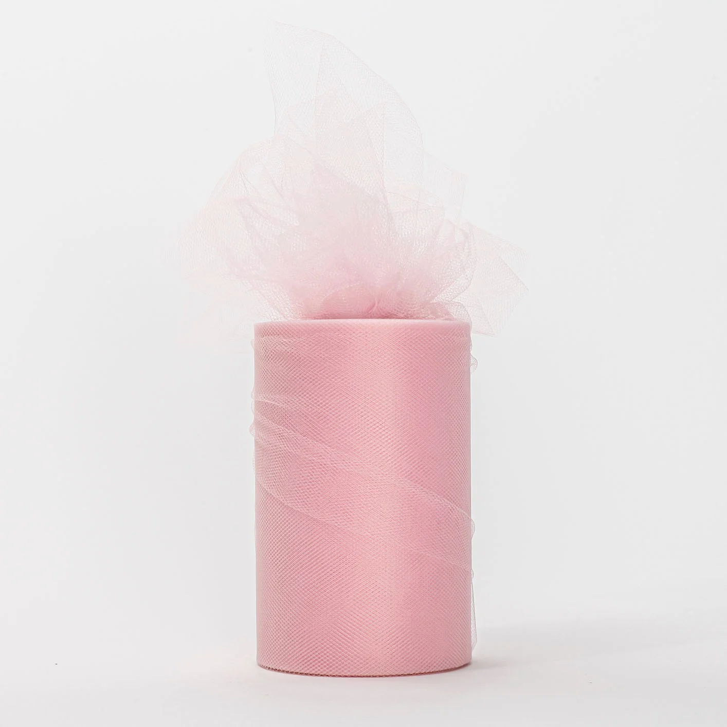CLEARANCE Medium Soft Tulle Fabric Roll - Blush (15cmx91m)