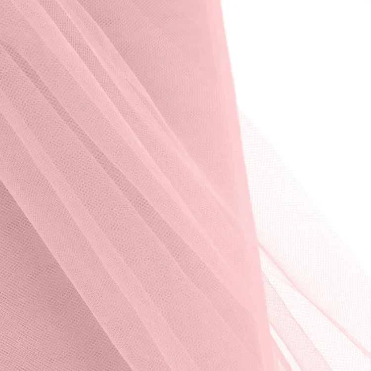Small Soft Tulle Fabric Roll - Blush (15cmx22m) - Image 2
