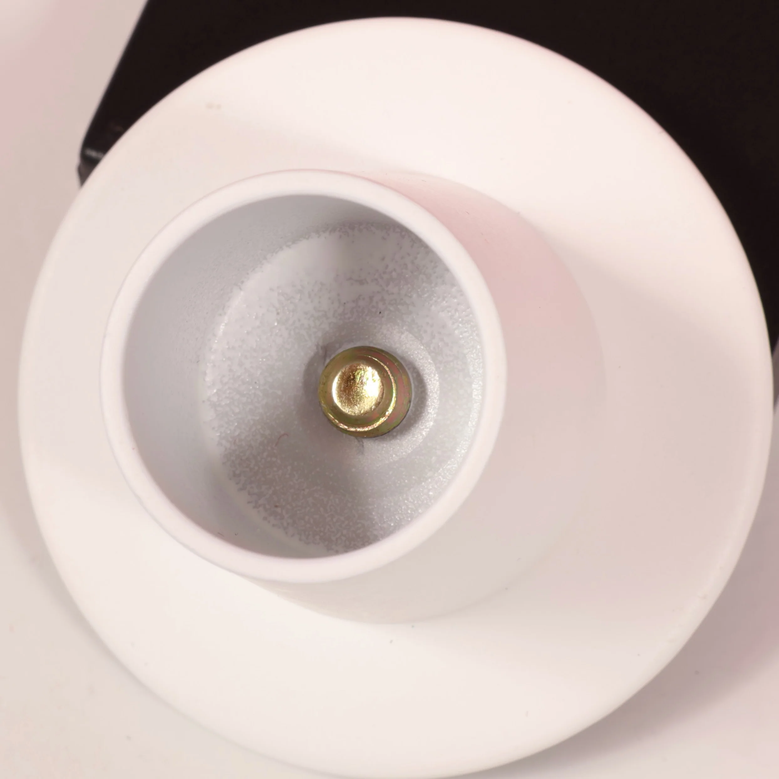 Metal Taper Candle Holder - Small - White - Image 7