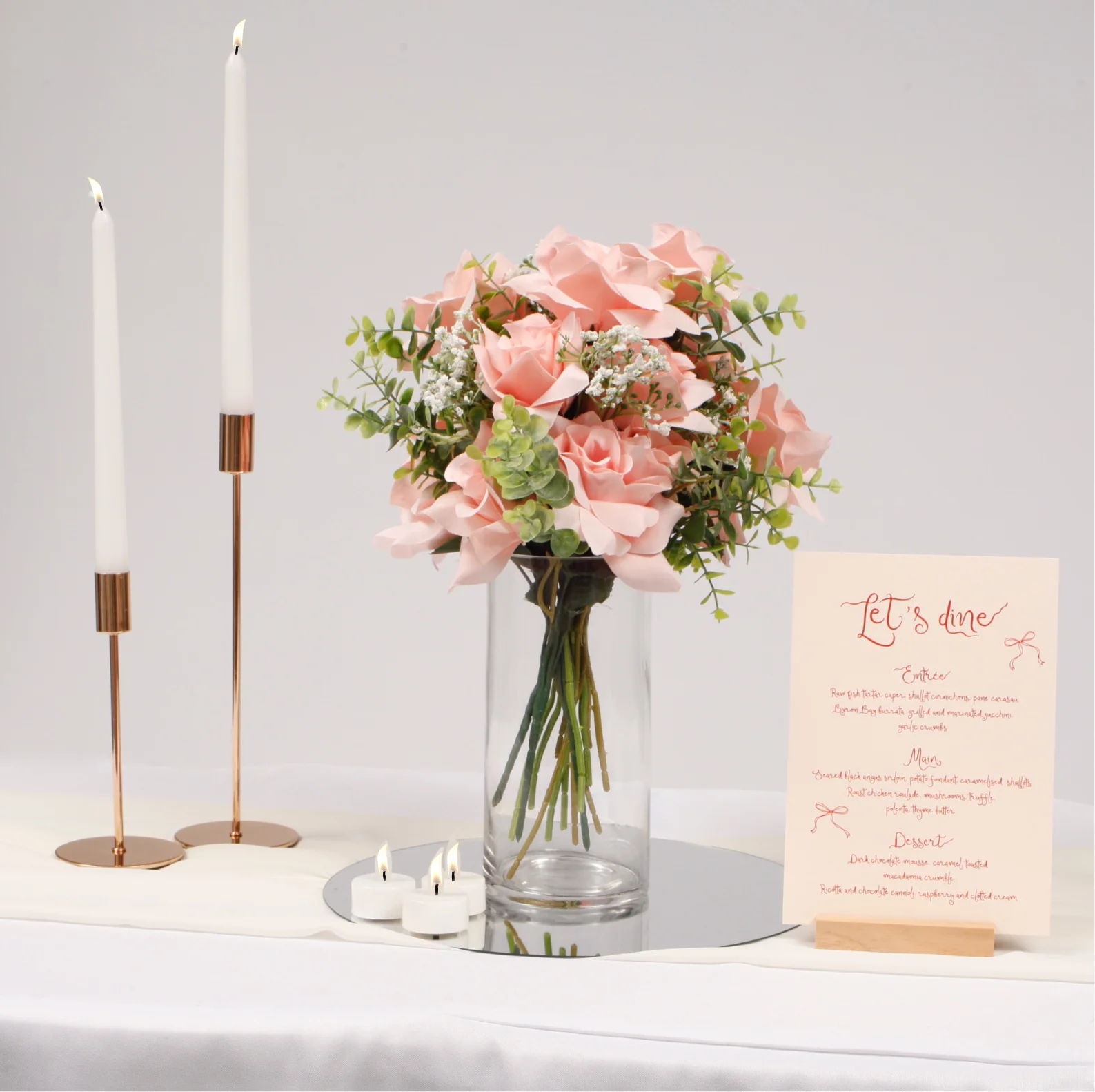 Round Mirror Centrepiece Plate (30cm) - Image 3