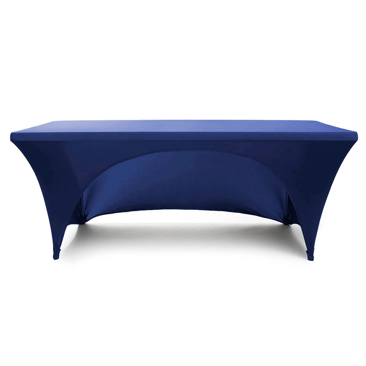 3 Sided Lycra Fitted Tablecloth - Navy (6ft) - Image 2