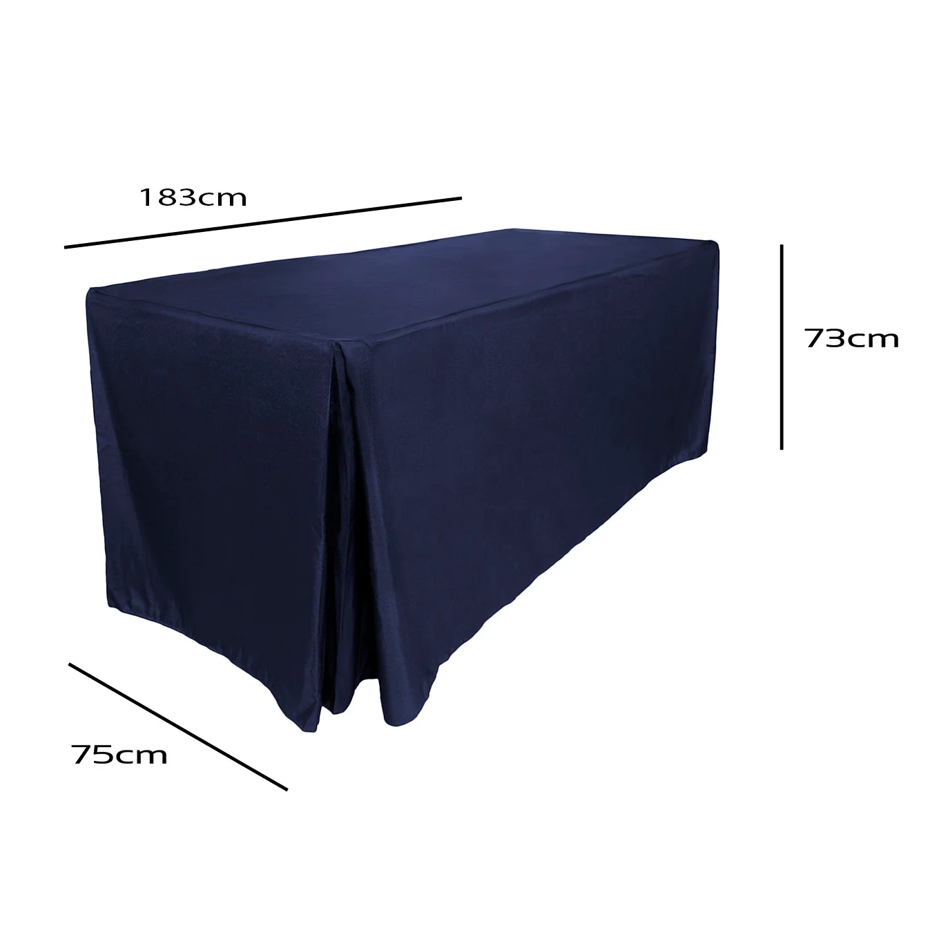 Fitted Tablecloth - Navy (6ft) - Image 2