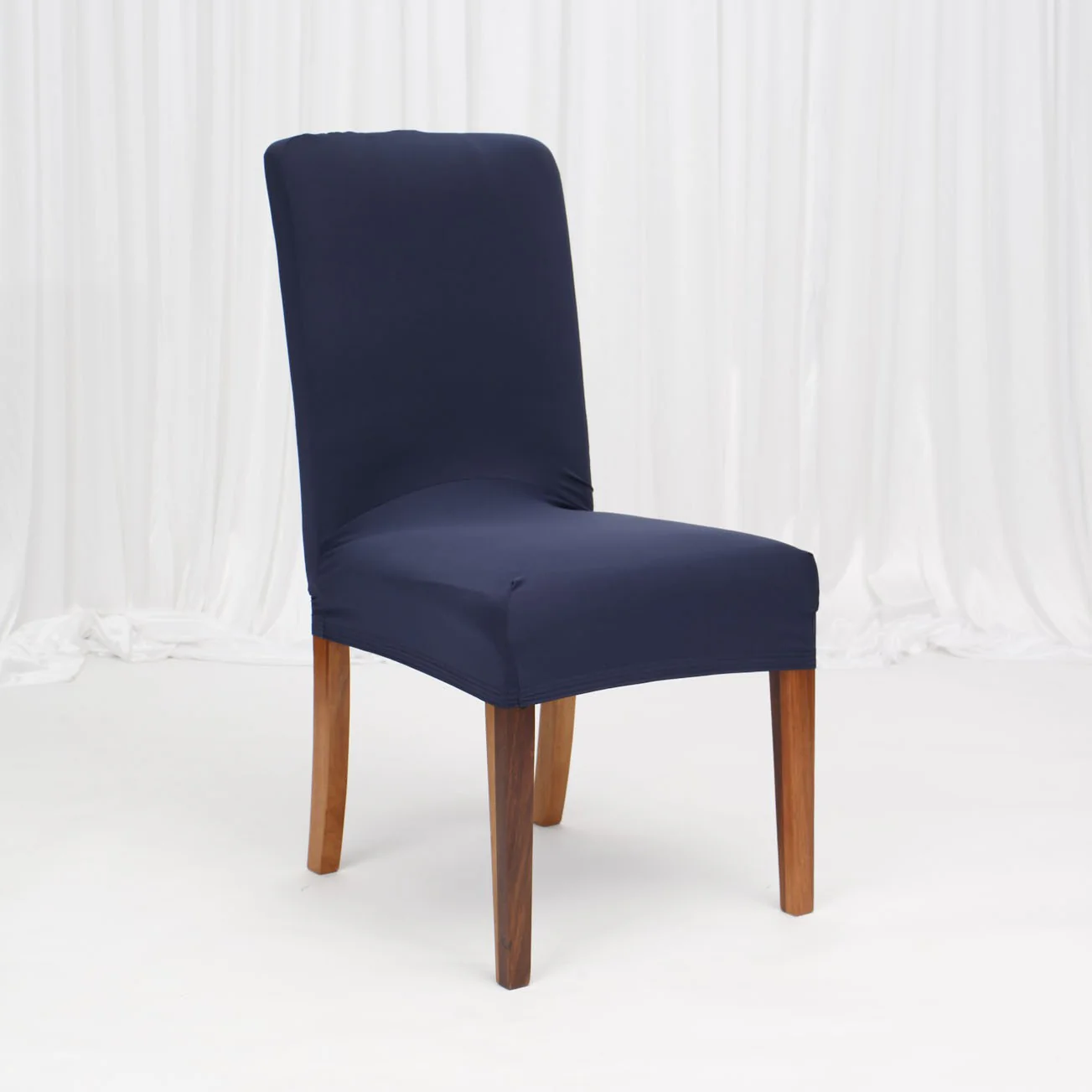 Lycra Dining Chair Covers (Toppers) - Navy