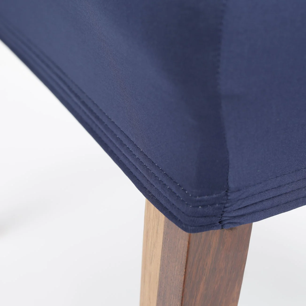 Lycra Dining Chair Covers (Toppers) - Navy - Image 3