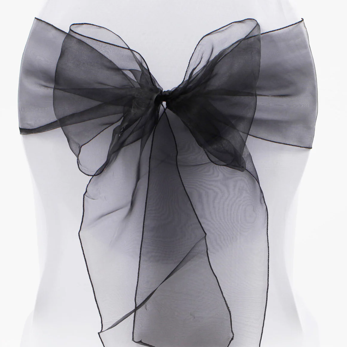 Organza Chair Sashes - Black - Image 4