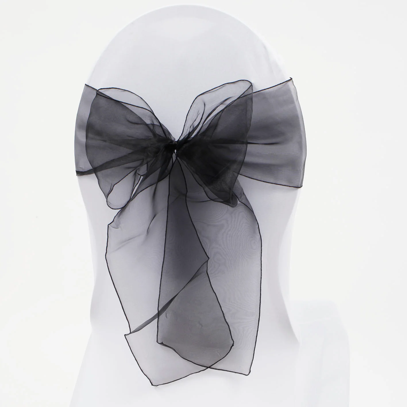 Organza Chair Sashes - Black - Image 5