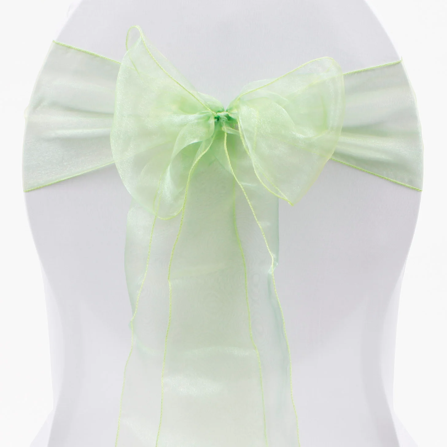 Organza Chair Sashes - Sage (Olive Green)