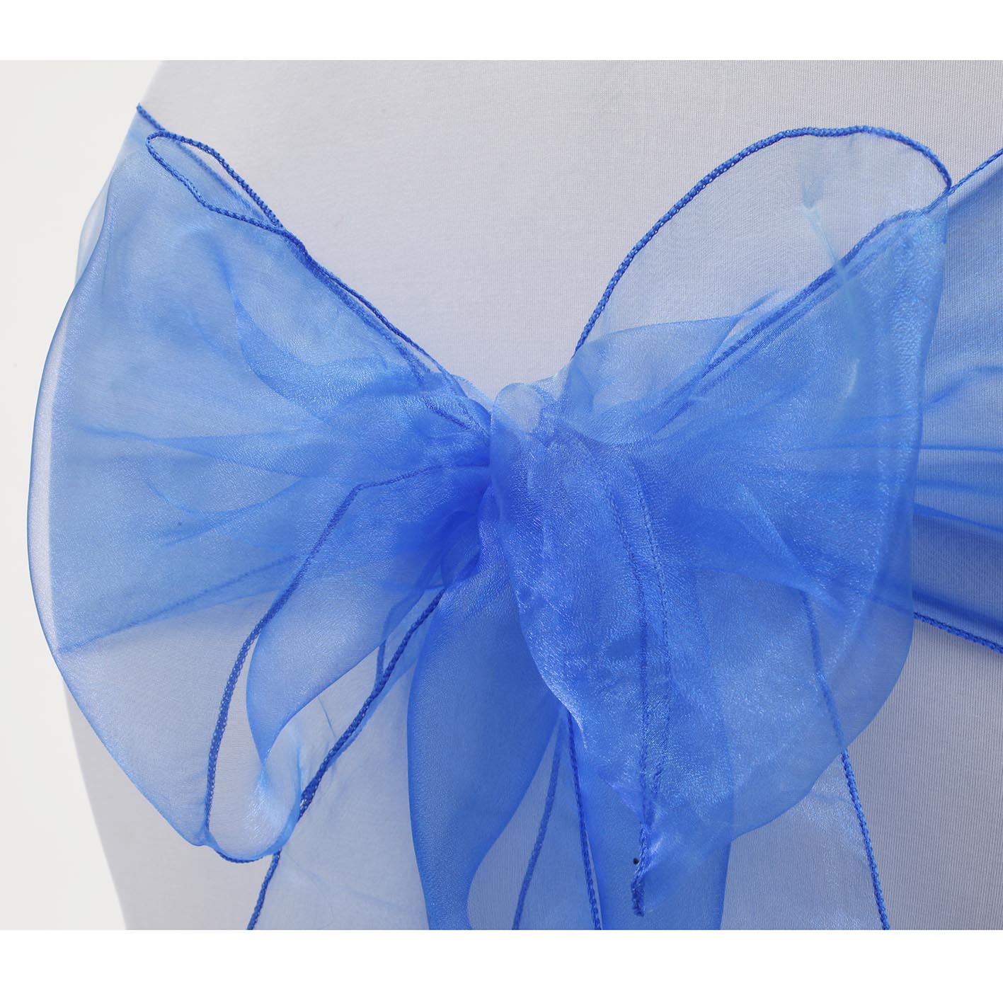 Organza Chair Sashes - Royal Blue - Image 3