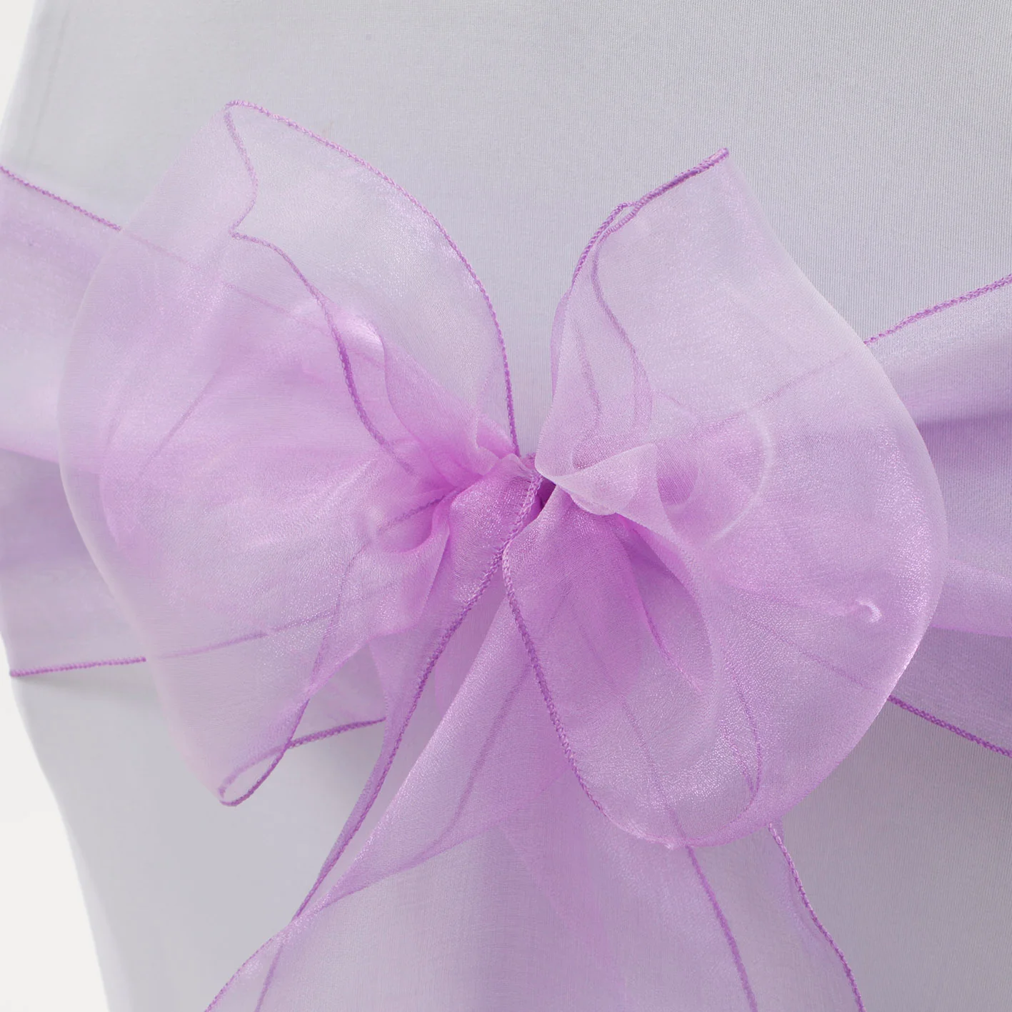 Organza Chair Sashes - Lavender - Image 3
