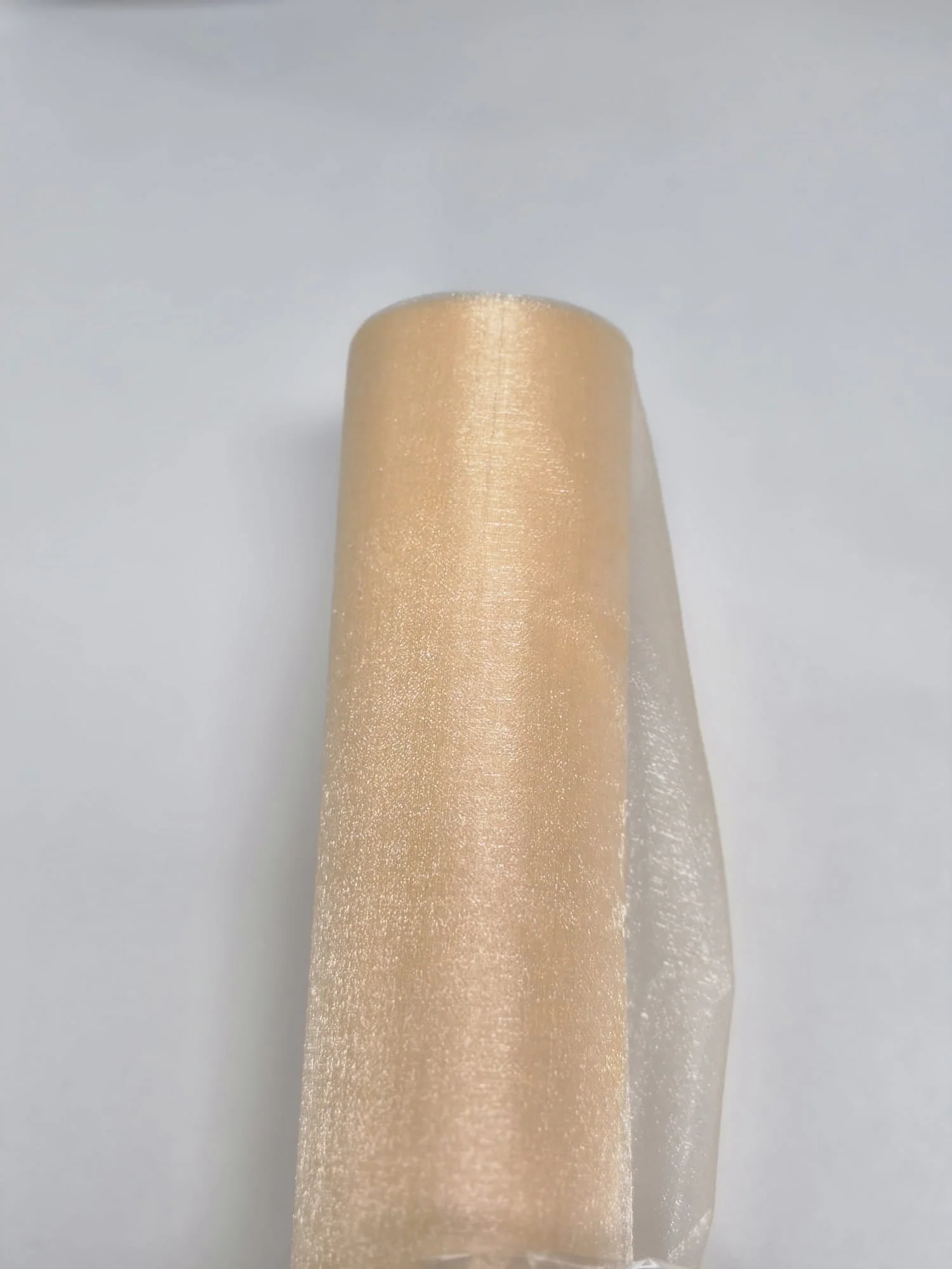 Organza Fabric Roll - Champagne (75cmx27m) - Image 2