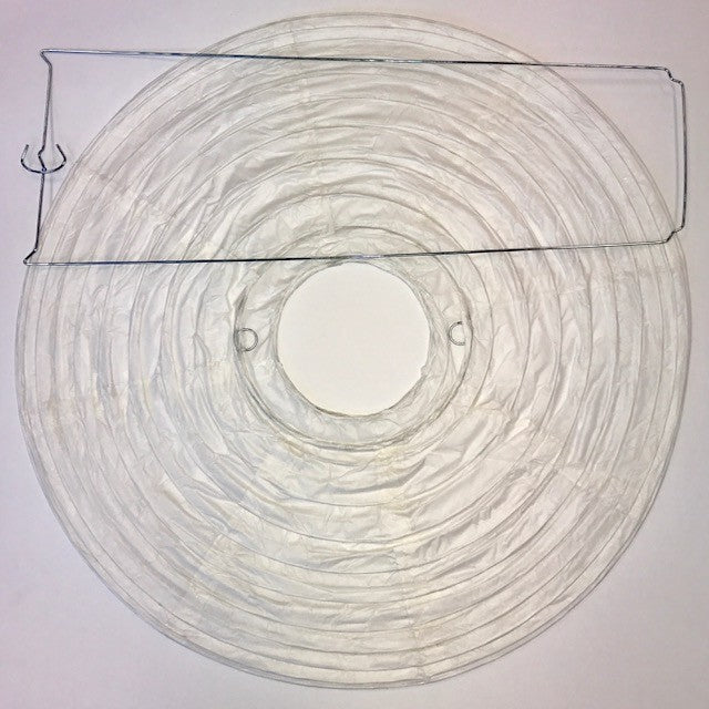 Paper Lantern - White (30cm) - Image 3